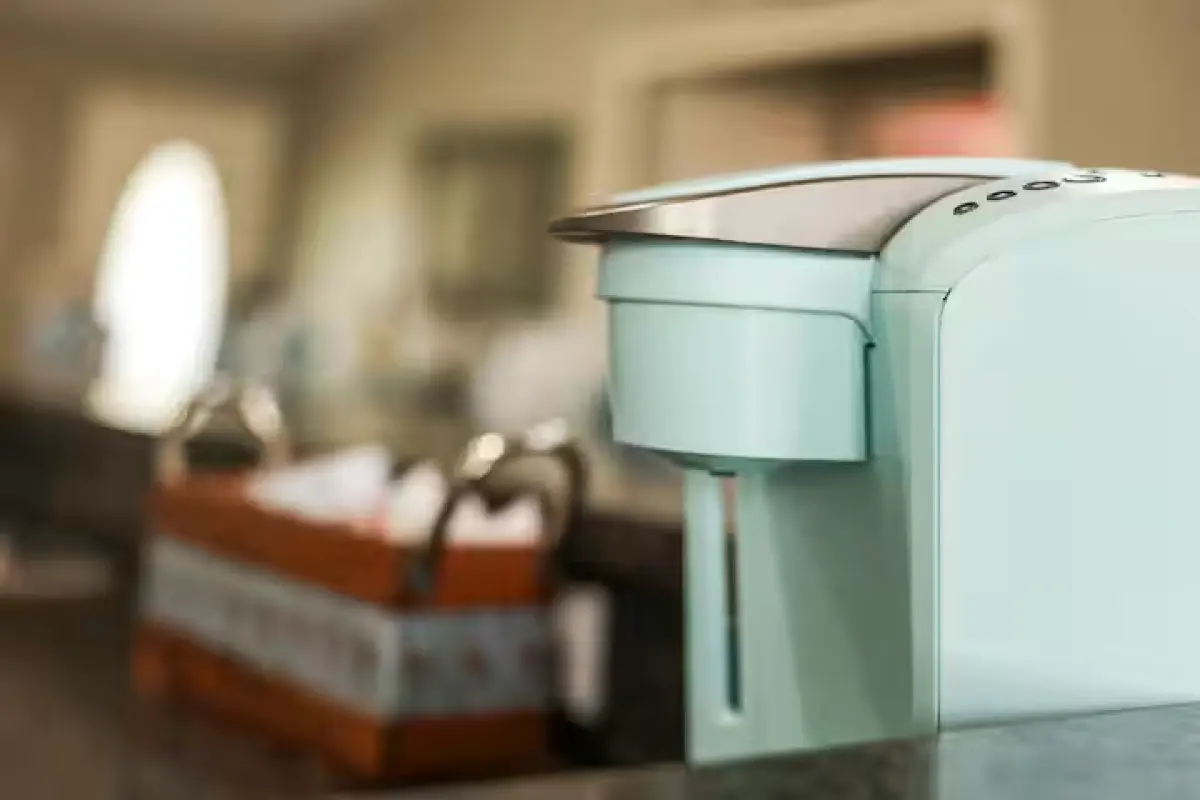 Coffee station in the kitchen